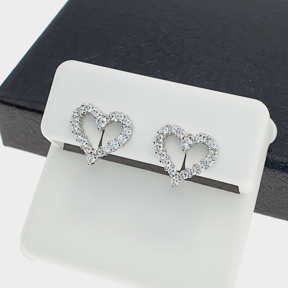 "925 sterling silver luxury CZ earrings for women/girls, Best for gift, RJUS2239 - Picture 5 of 11